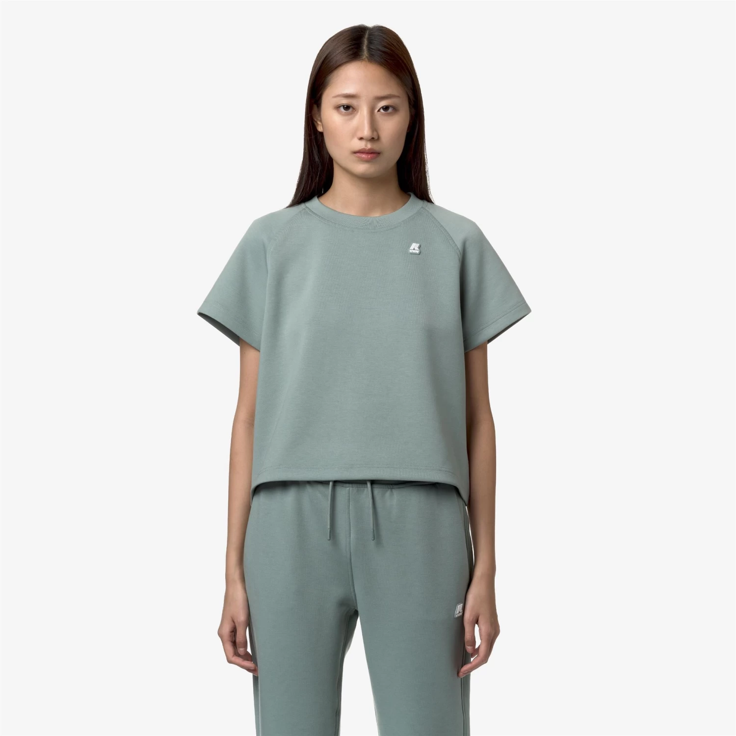 GUENDALINE LIGHT SPACER - T-ShirtsTop - T-Shirt - Woman - GREEN MOLD - immagine 3