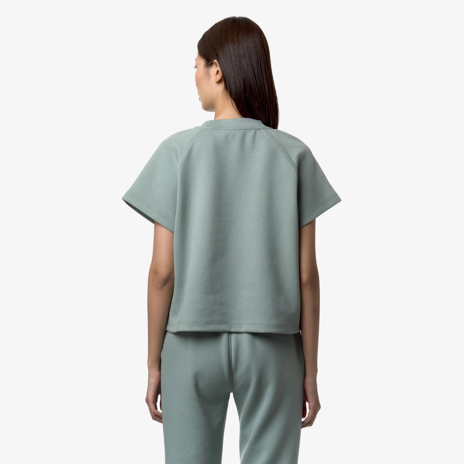 GUENDALINE LIGHT SPACER - T-ShirtsTop - T-Shirt - Woman - GREEN MOLD - immagine 5