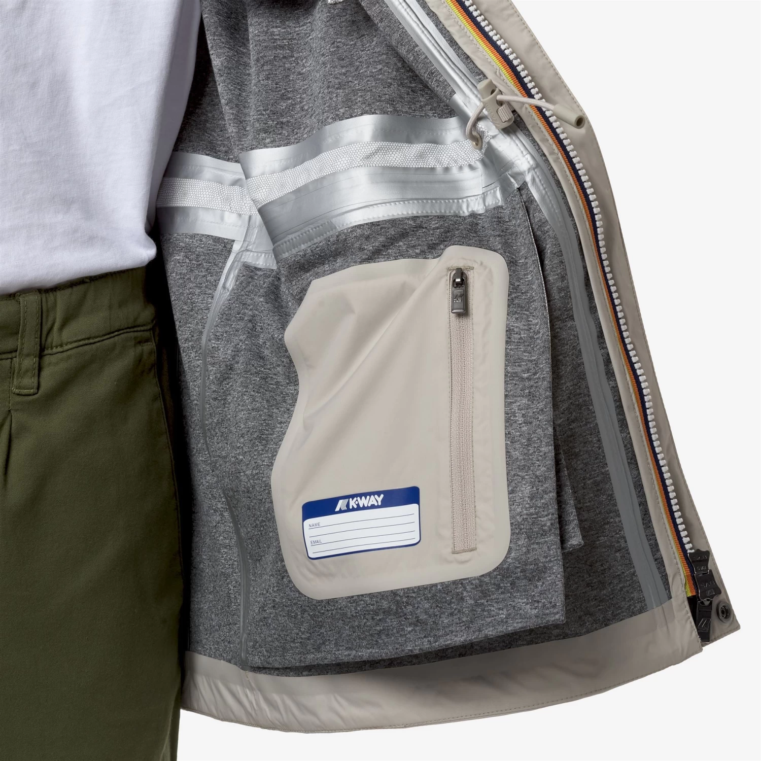 MANPHY BONDED JERSEY - Jackets - Mid - Man - BEIGE LT - immagine 2