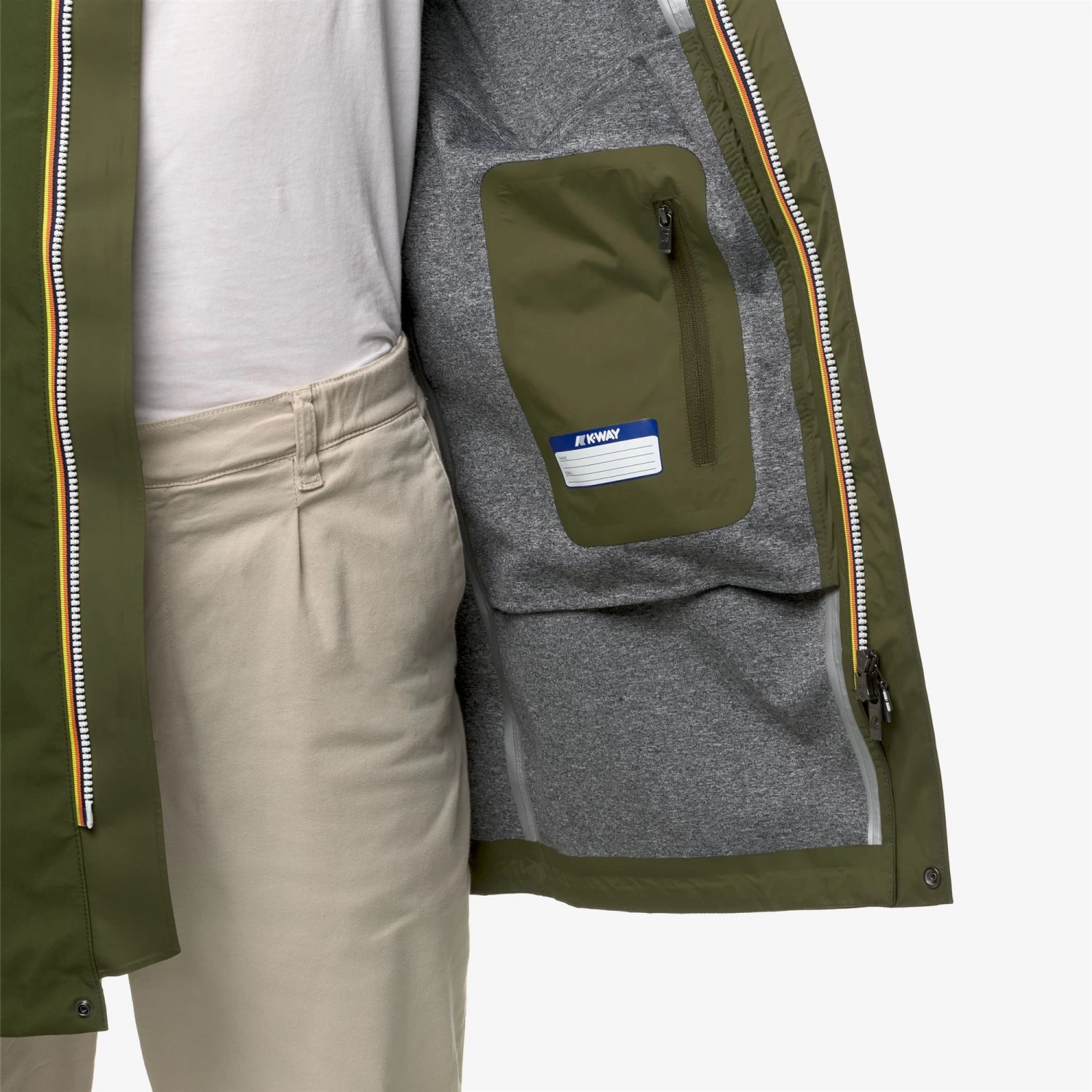 TOMMY BONDED JERSEY - Jackets - 3/4 LENGTH - Man - GREEN CYPRESS - immagine 2