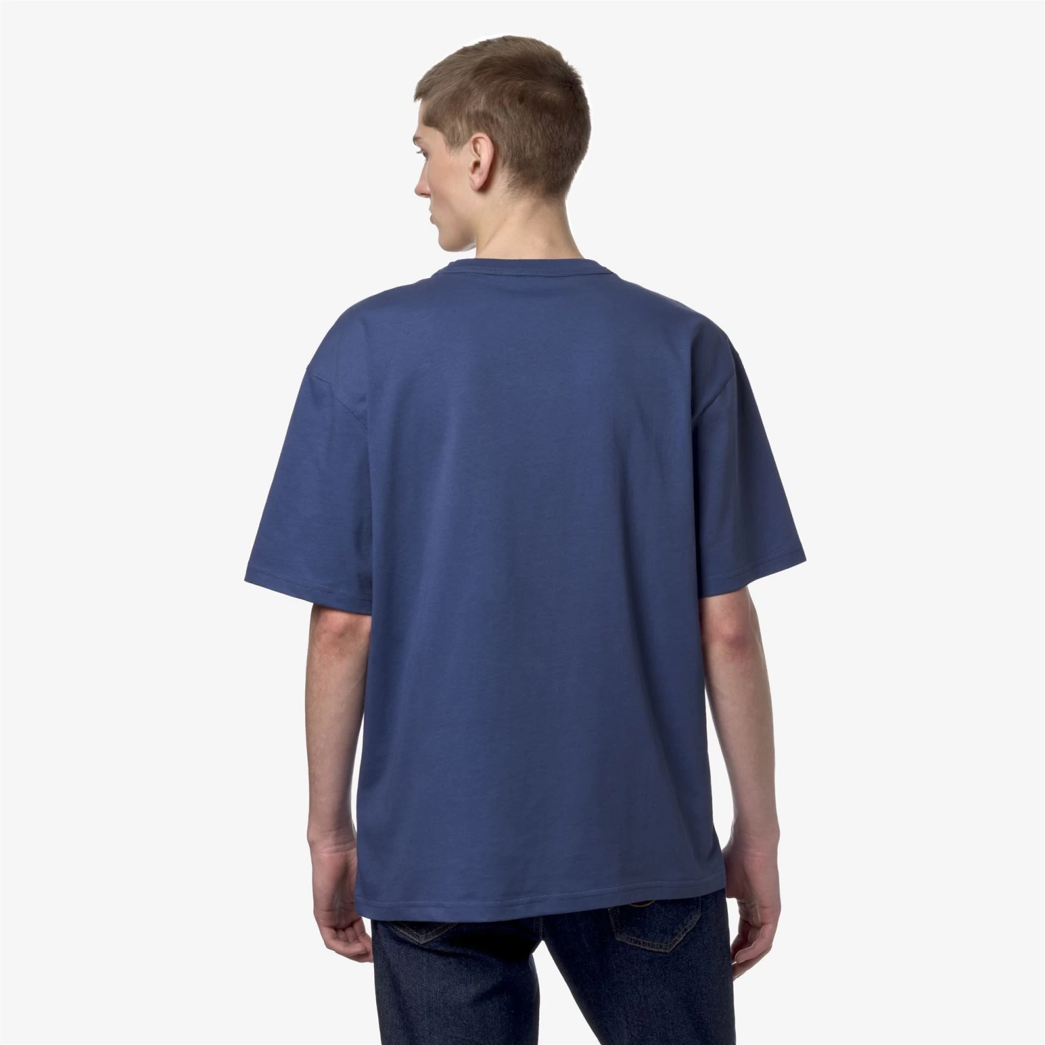 FANTOME K-WAY LETTERING - T-ShirtsTop - T-Shirt - Man - BLUE FIORD-YELLOW MIMOSA - immagine 5