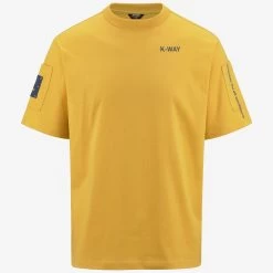 FANTOME SLEEVE POCKET - T-ShirtsTop - T-Shirt - Man - YELLOW MIMOSA-BLUE FIORD