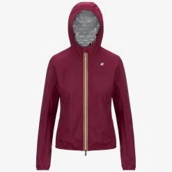 LILY STRETCH DOT - Jackets - Short - Woman - RED DK