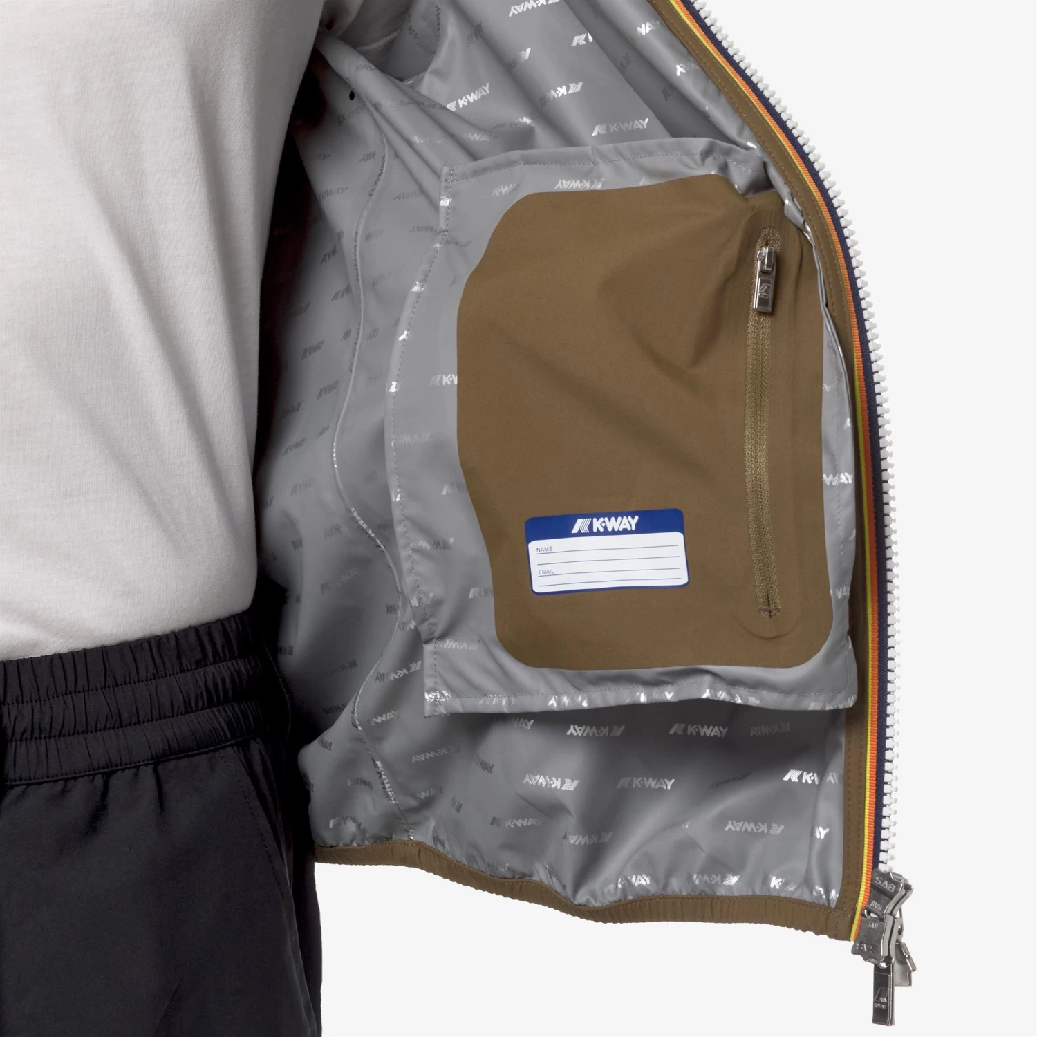 JACK STRETCH DOT - Jackets - Short - Man - BROWN CORDA - immagine 2