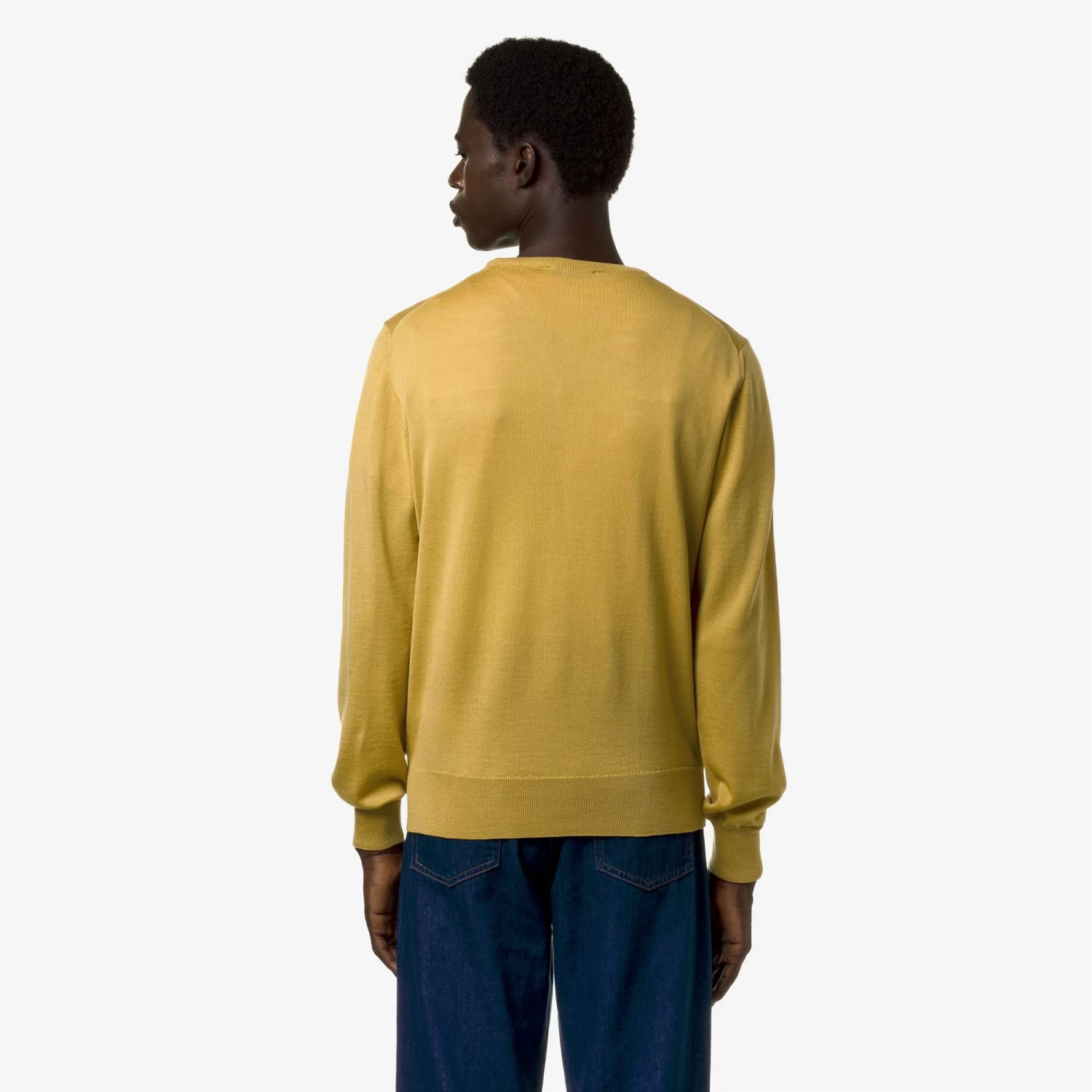 SEBASTIEN MERINO - Knitwear - PullOver - Man - YELLOW ZAFFERANO - immagine 5