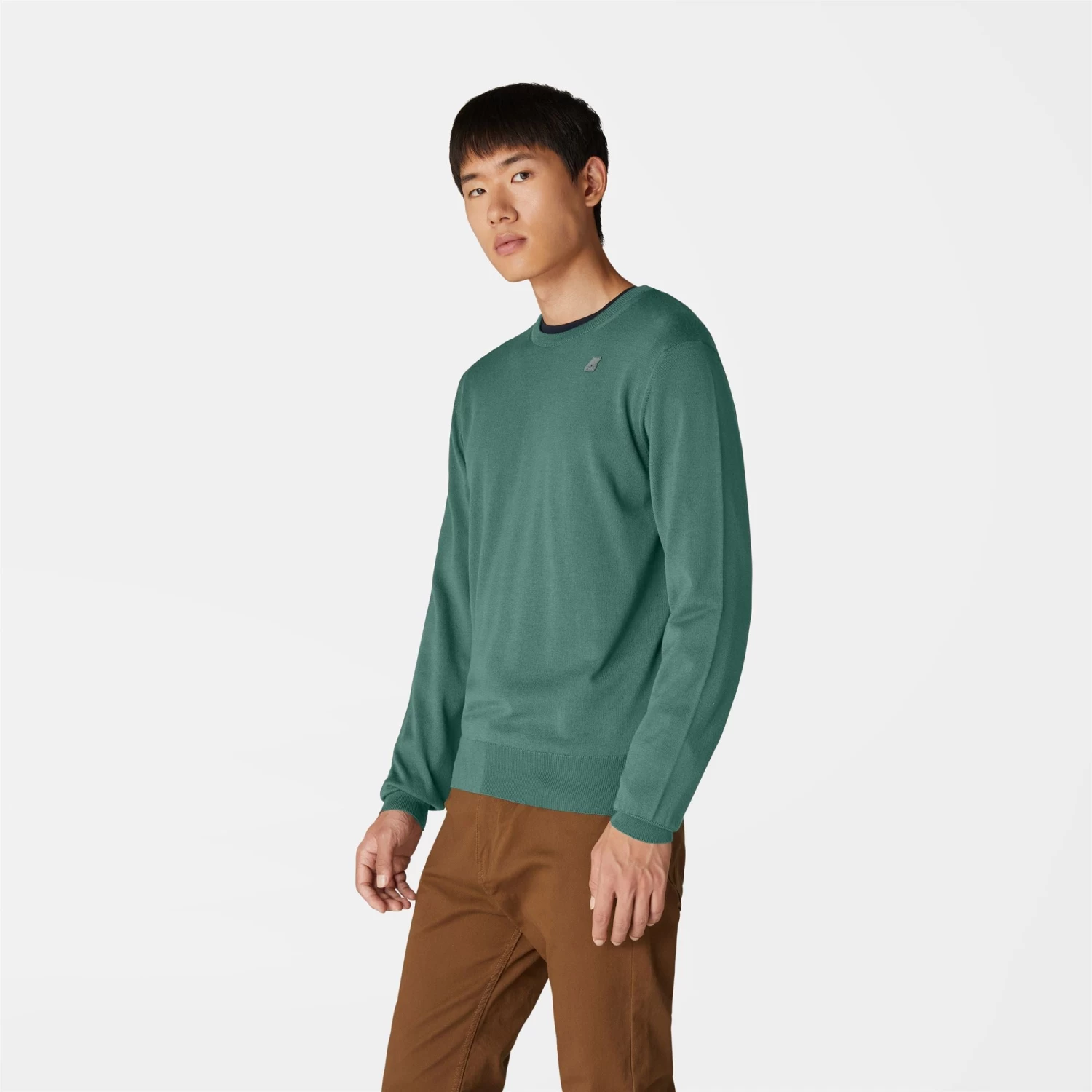 SEBASTIEN MERINO - Knitwear - PullOver - Man - GREEN LAUREL - immagine 4