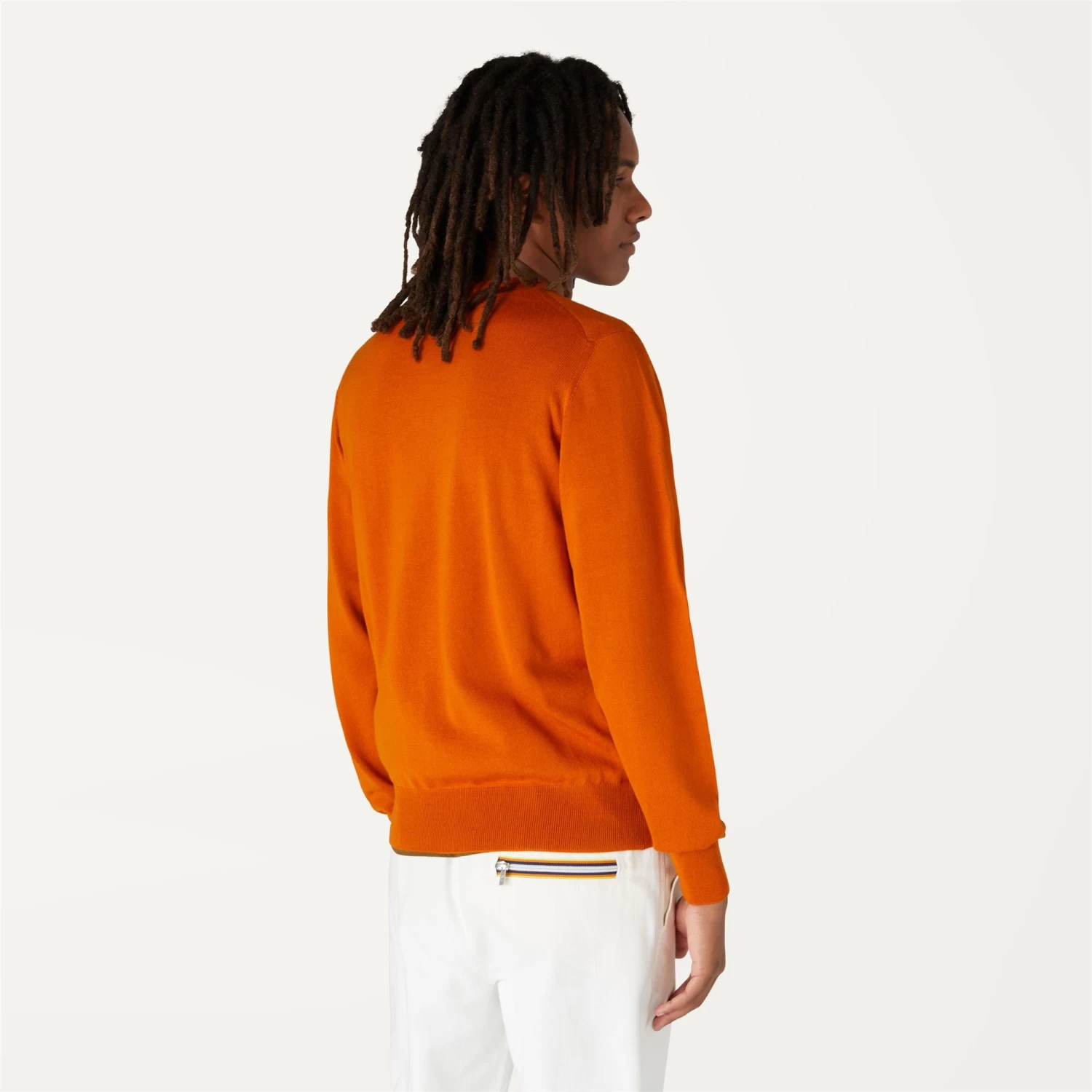 SEBASTIEN MERINO - Knitwear - PullOver - Man - ORANGE RUST - immagine 5