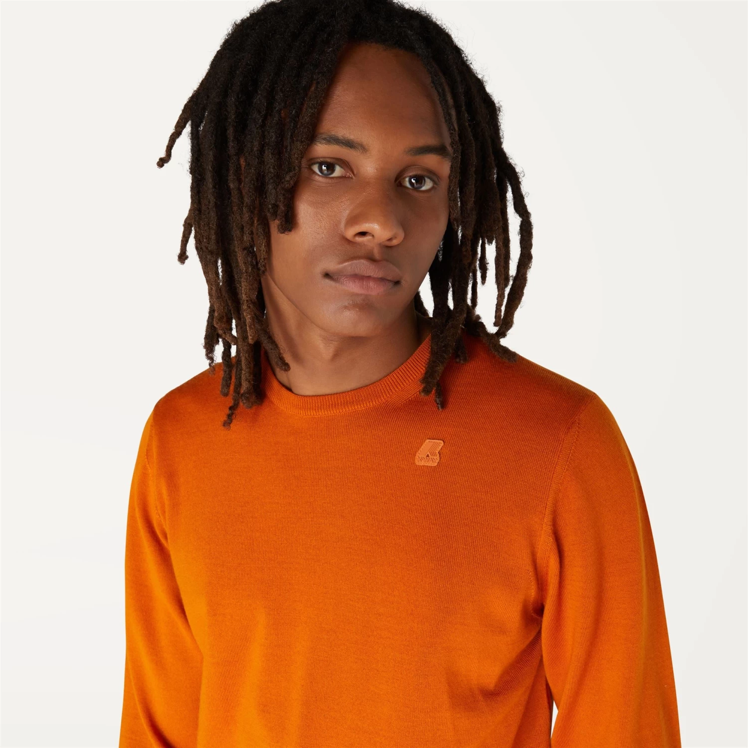 SEBASTIEN MERINO - Knitwear - PullOver - Man - ORANGE RUST - immagine 2
