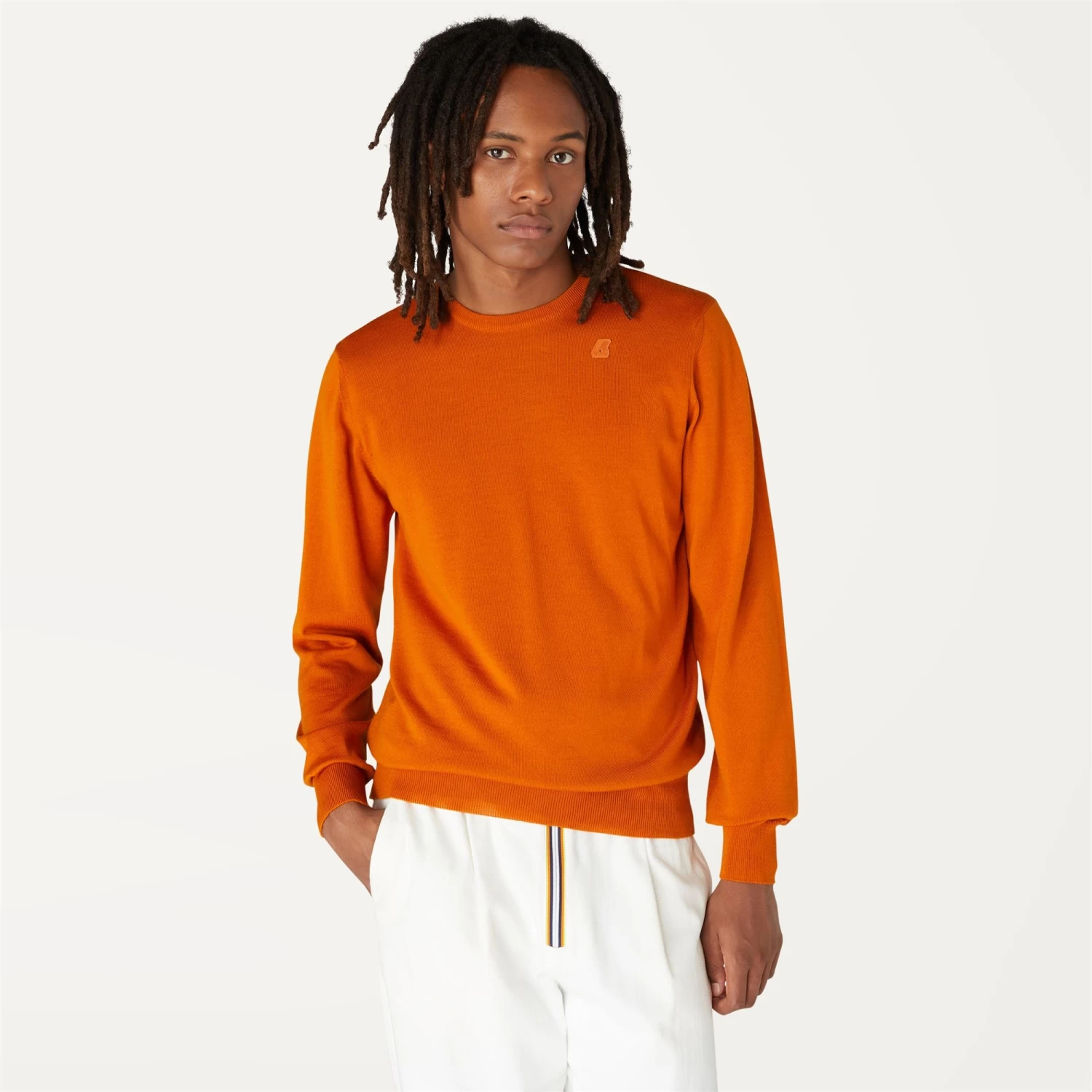 SEBASTIEN MERINO - Knitwear - PullOver - Man - ORANGE RUST - immagine 3