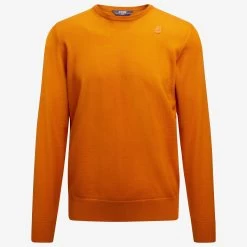 SEBASTIEN MERINO - Knitwear - PullOver - Man - ORANGE RUST