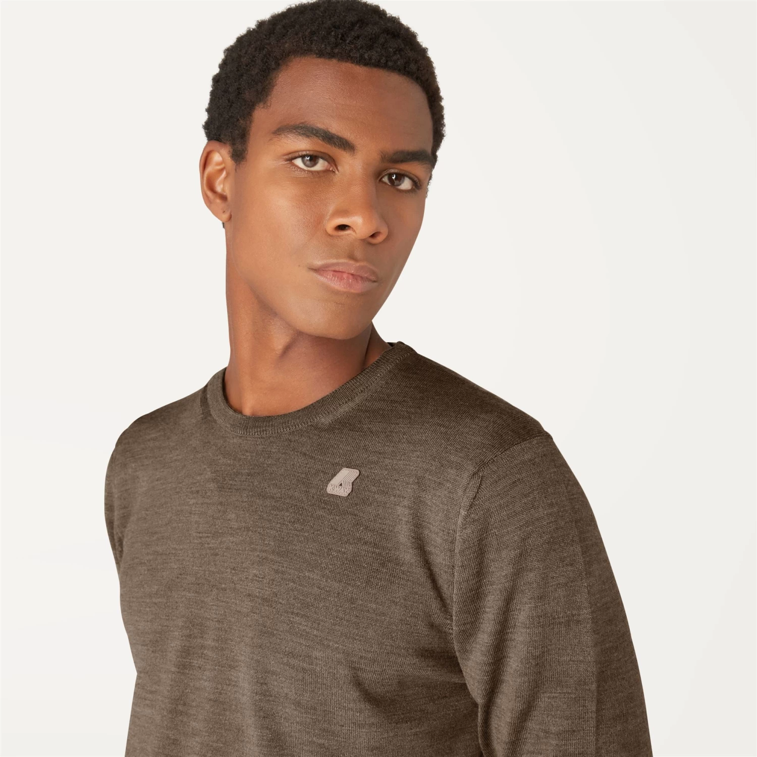 SEBASTIEN MERINO - Knitwear - PullOver - Man - BEIGE TAUPE - immagine 3