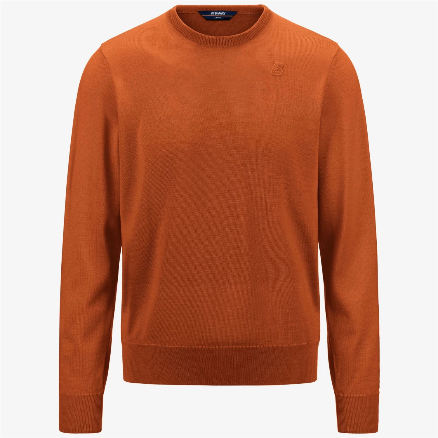 SEBASTIEN MERINO - Knitwear - PullOver - Man - ORANGE PUMPKIN