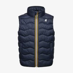 P. VALEN QUILTED WARM - Jackets - Vest - Boy - BLUE DEPTH