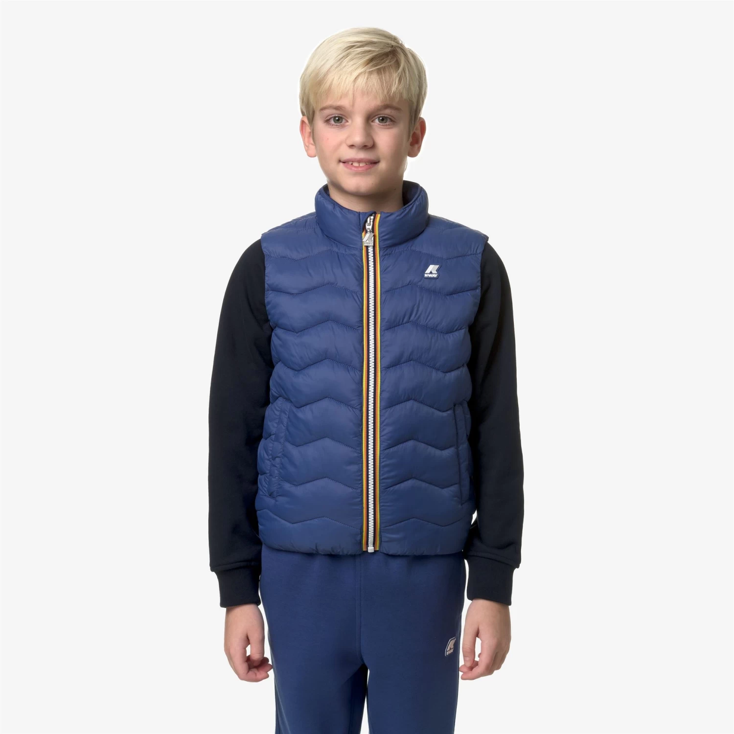 P. VALEN QUILTED WARM - Jackets - Vest - Boy - BLUE FIORD - immagine 3