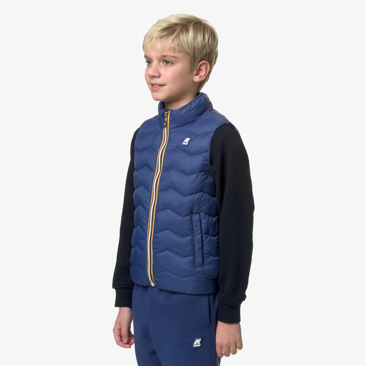 P. VALEN QUILTED WARM - Jackets - Vest - Boy - BLUE FIORD - immagine 4
