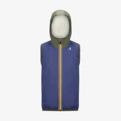 P. LE VRAI 3.0 ORLAN ORSETTO - Jackets - Vest - Kid Unisex - ECRU-GREEN B-BLUE M