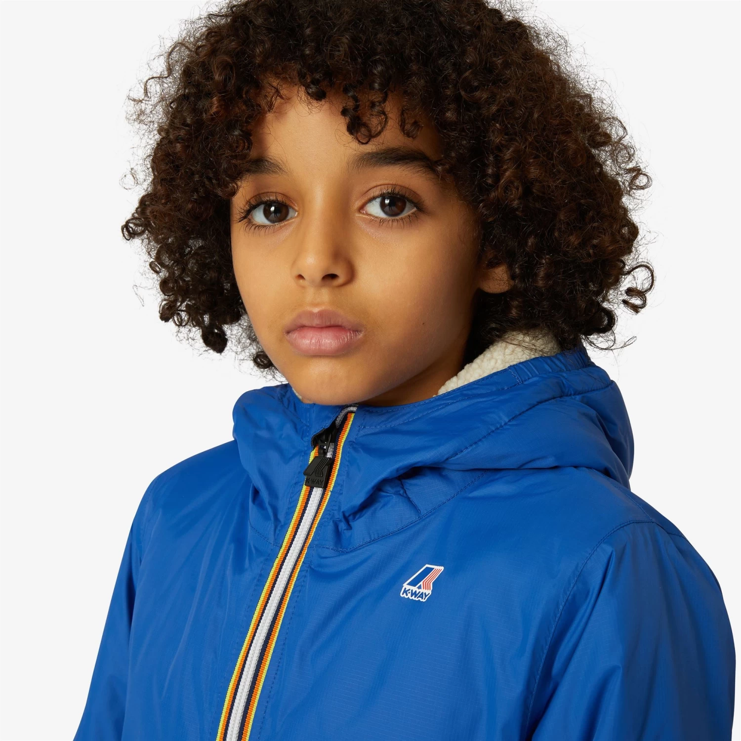 P. LE VRAI 3.0 CLAUDE ORSETTO - Jackets - Mid - Kid Unisex - ECRU-BLUE ROYAL MARINE - immagine 2