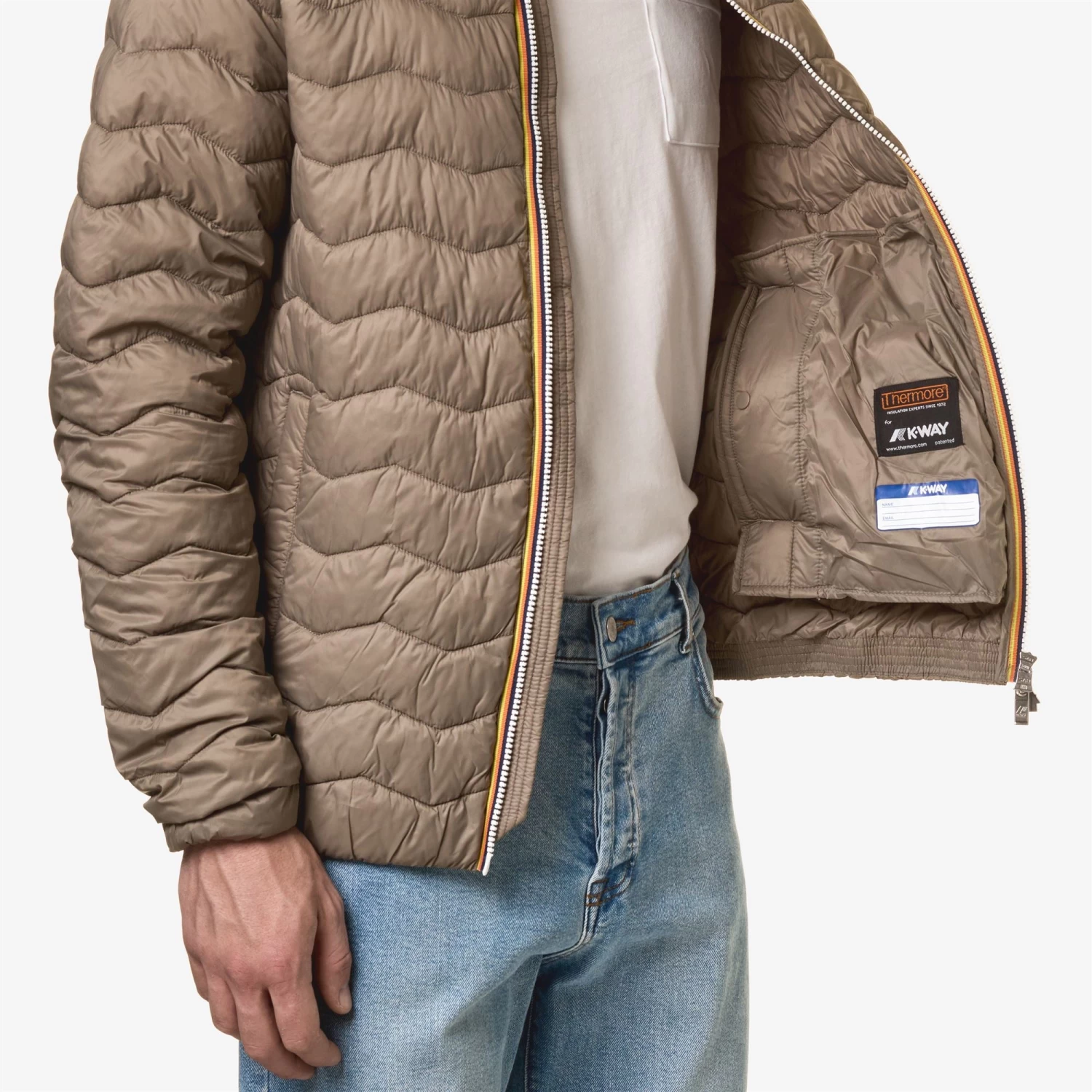 VALENTINE QUILTED WARM - Jackets - Short - Man - BEIGE TAUPE - immagine 2