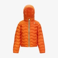 P. JACK QUILTED WARM - Jackets - Short - Boy - ORANGE RUST