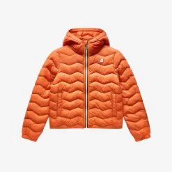 P. JACK QUILTED WARM - Jackets - Short - Boy - ORANGE COPPER