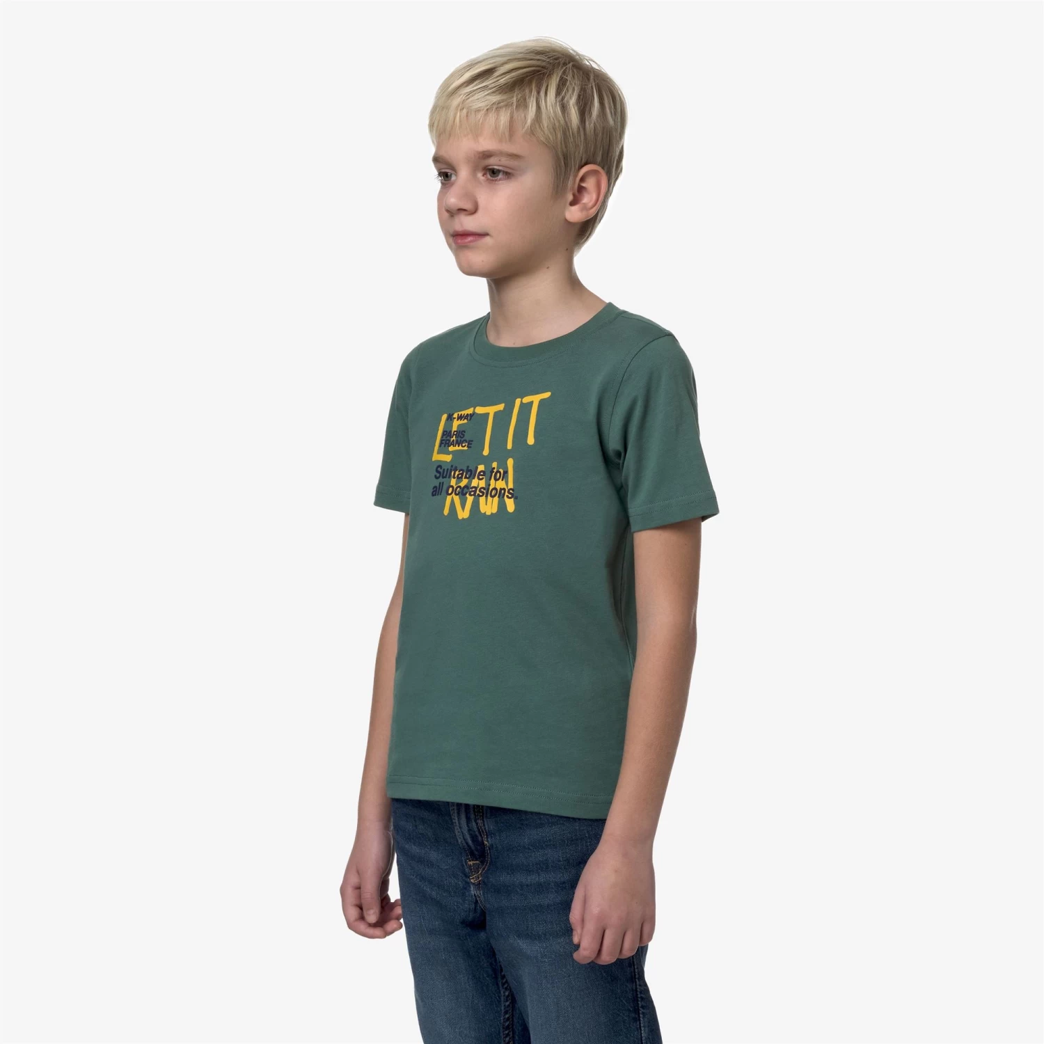 P. ODOM LET IT RAIN - T-ShirtsTop - T-Shirt - Boy - GREEN PALM - immagine 4
