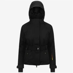 CHEVRIL MICRO TWILL 2 LAYERS - Jackets - Mid - Woman - BLACK PURE