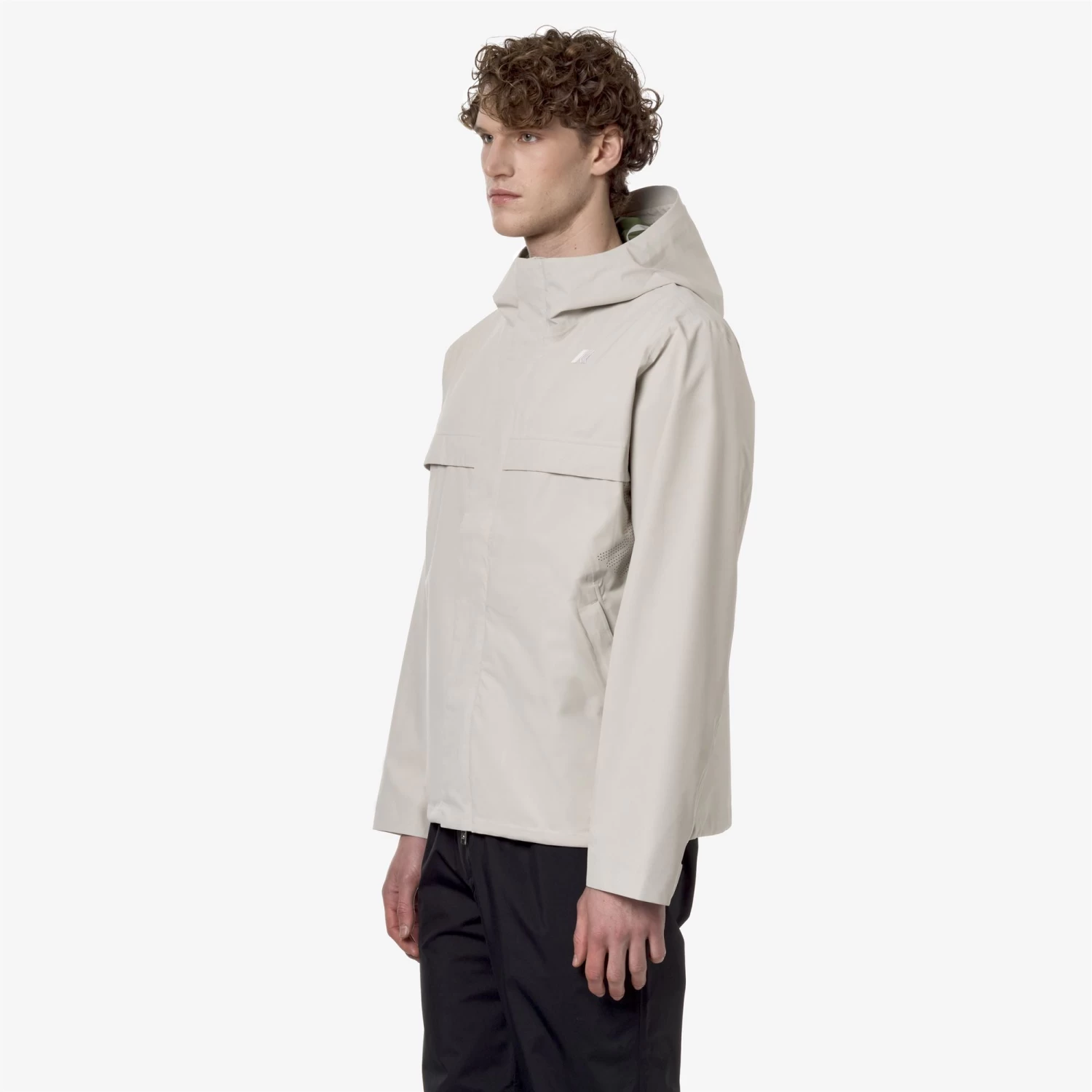 ARNAUD ECO SD CONTRAST - Jackets - Short - Man - BEIGE L-GREEN C - immagine 4