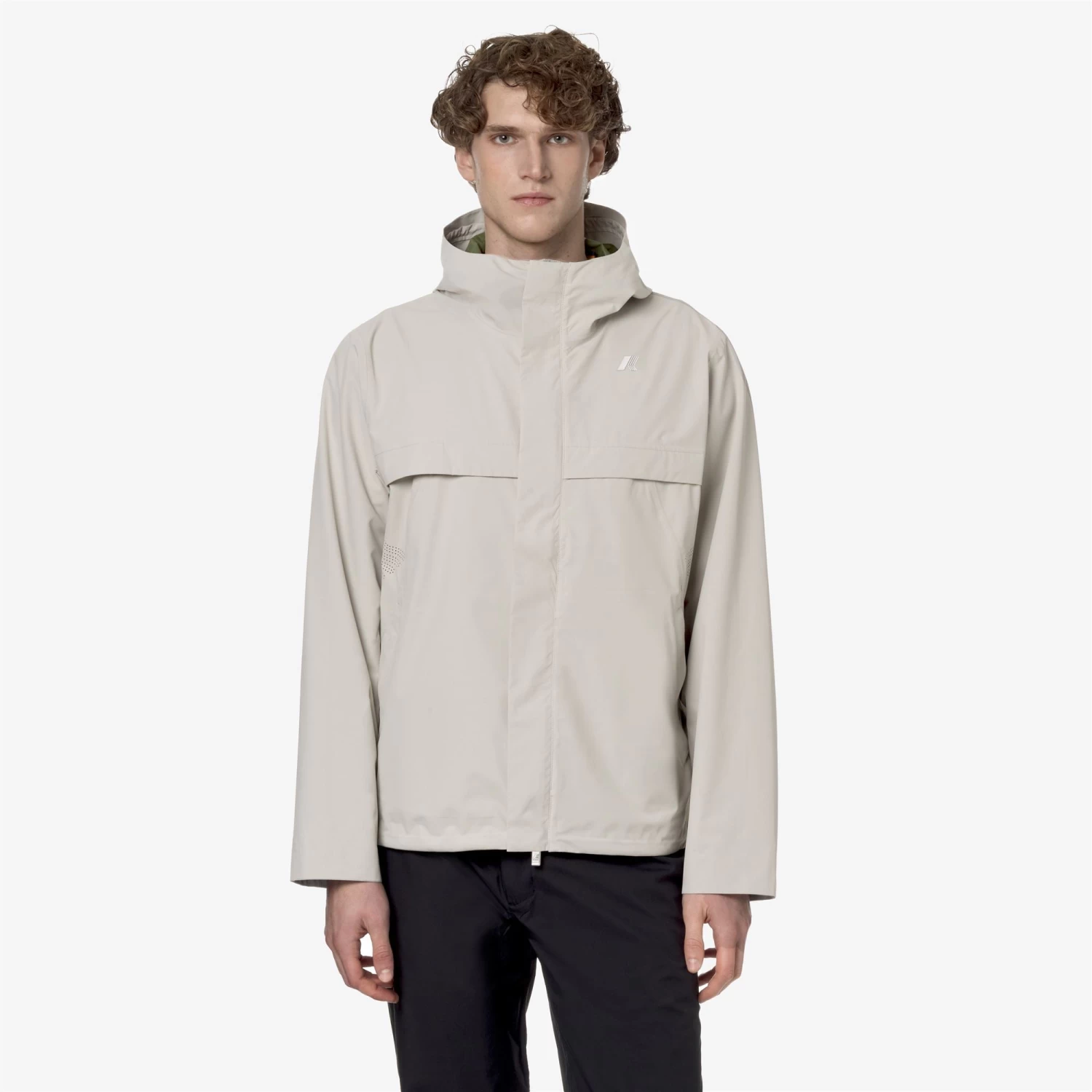 ARNAUD ECO SD CONTRAST - Jackets - Short - Man - BEIGE L-GREEN C - immagine 3