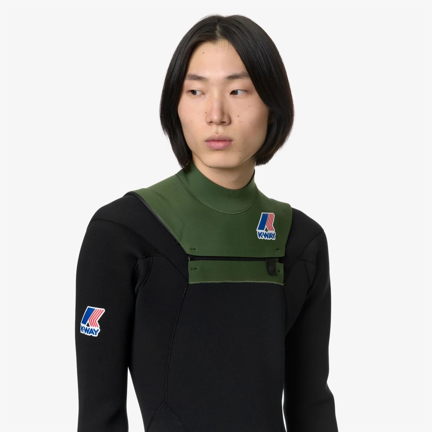 K-WAY LONG WETSUIT - Wetsuits - Long Wetsuit - Unisex - BLACK-OLIVE - immagine 3