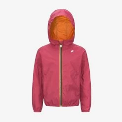 P. LILY PLUS.2 REVERSIBLE - Jackets - Short - Girl - DK PINK-ORANGE MD