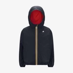 P. JAKE PLUS.2 REVERSIBLE - Jackets - Short - Boy - BLUE DEPTH-RED