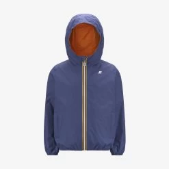 P. JAKE PLUS.2 REVERSIBLE - Jackets - Short - Boy - BLUE FIORD-ORANGE MD