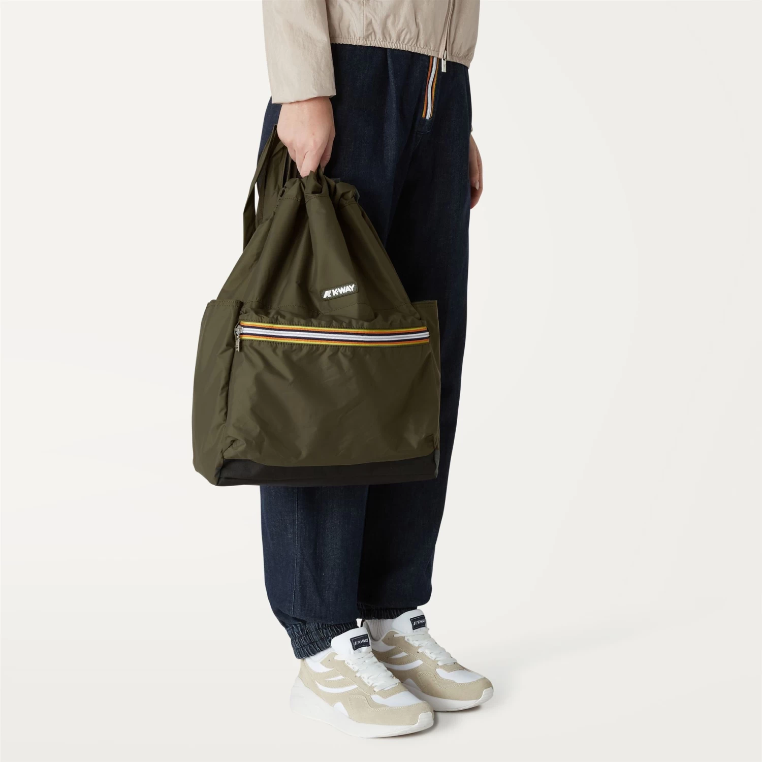 BLANDY - Bags - TOTE BAG - Unisex - GREEN BLACKISH - immagine 3