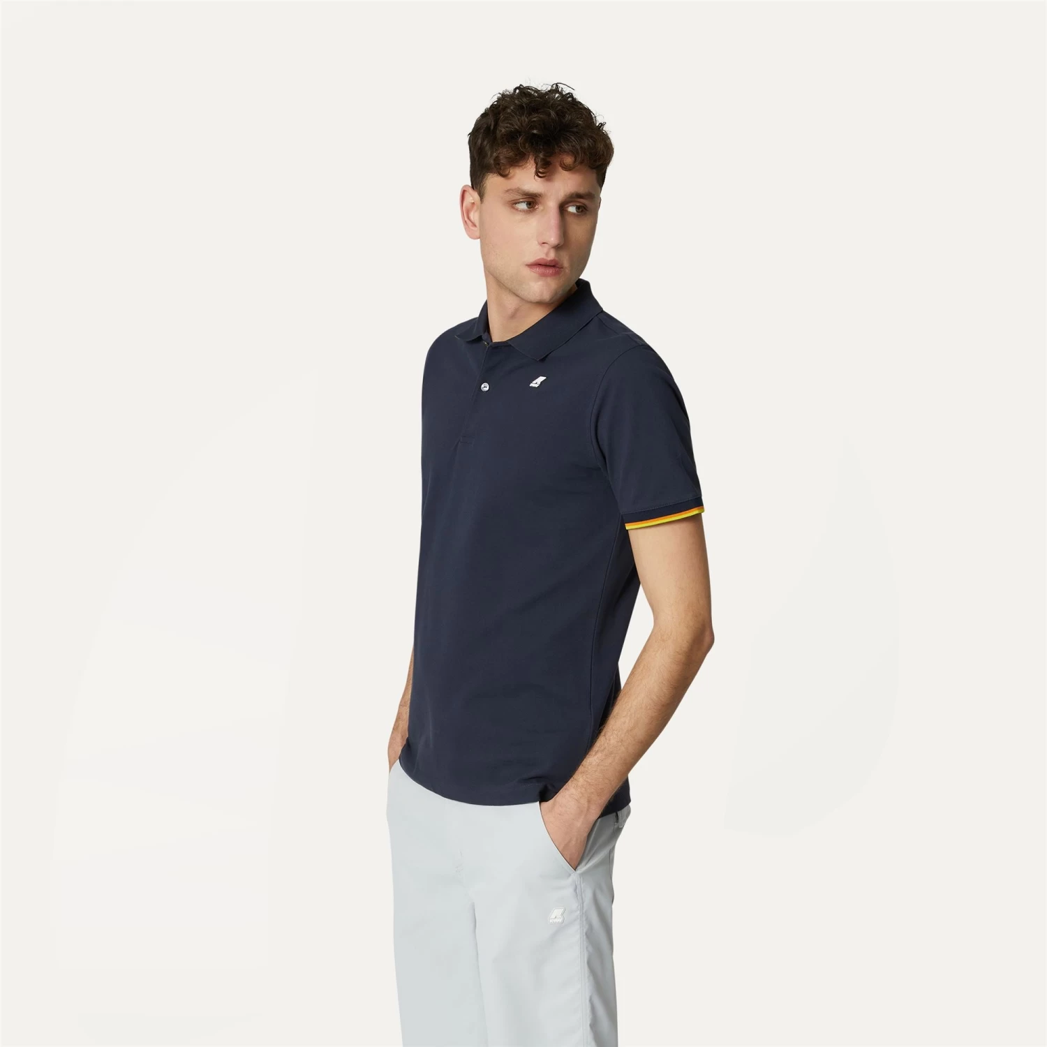 VINCENT - Polo Shirts - Polo - Man - BLUE DEPTH - immagine 4