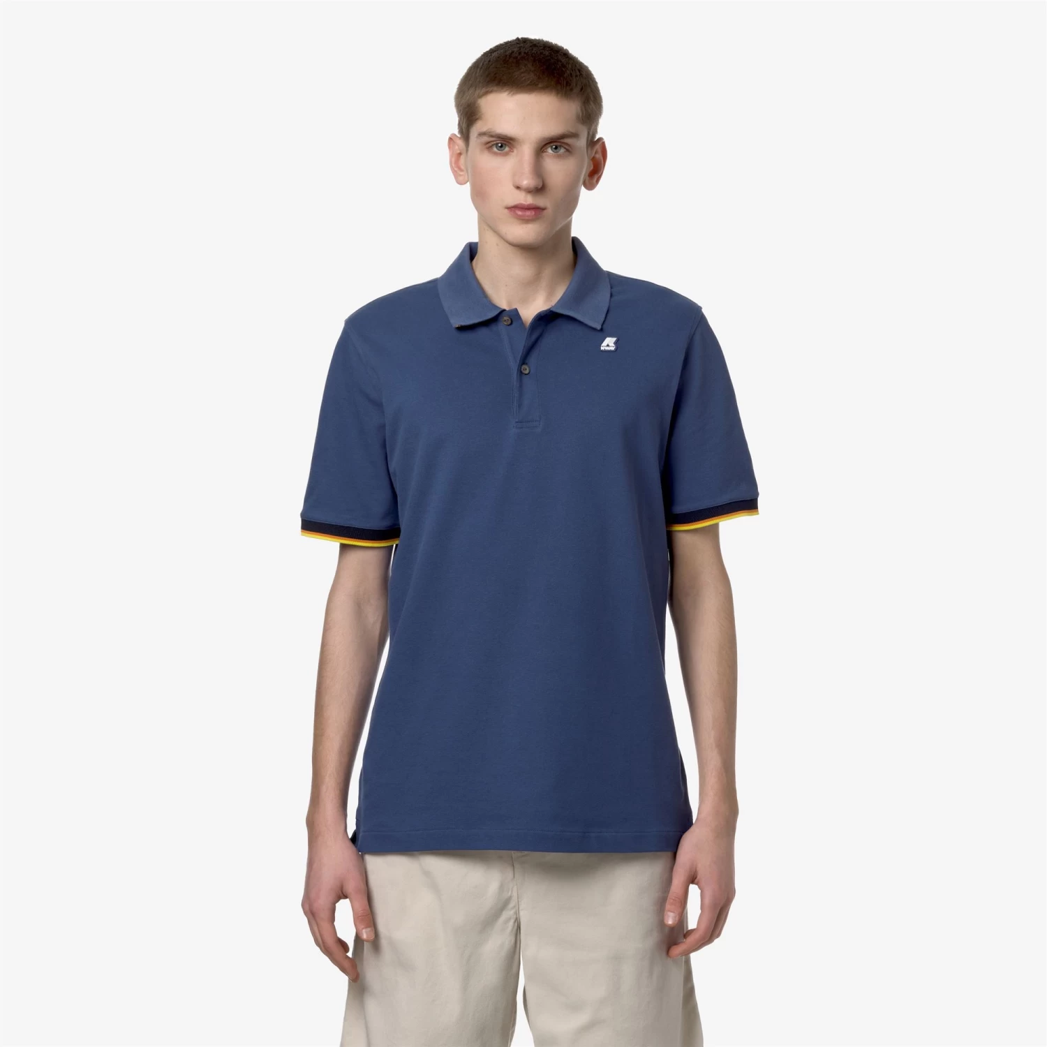 VINCENT - Polo Shirts - Polo - Man - BLUE FIORD - immagine 3