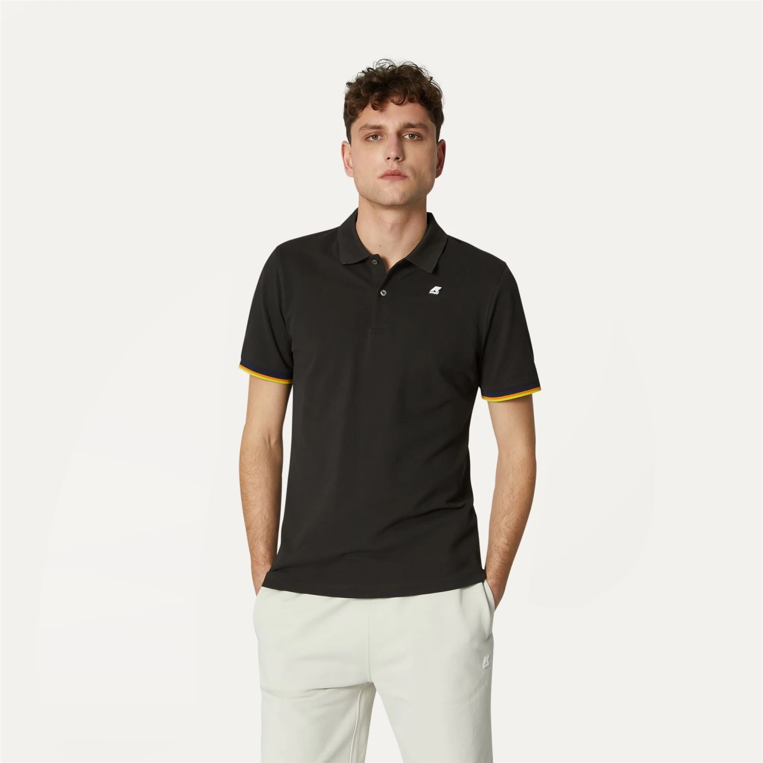 VINCENT - Polo Shirts - Polo - Man - BLACK PURE - immagine 3