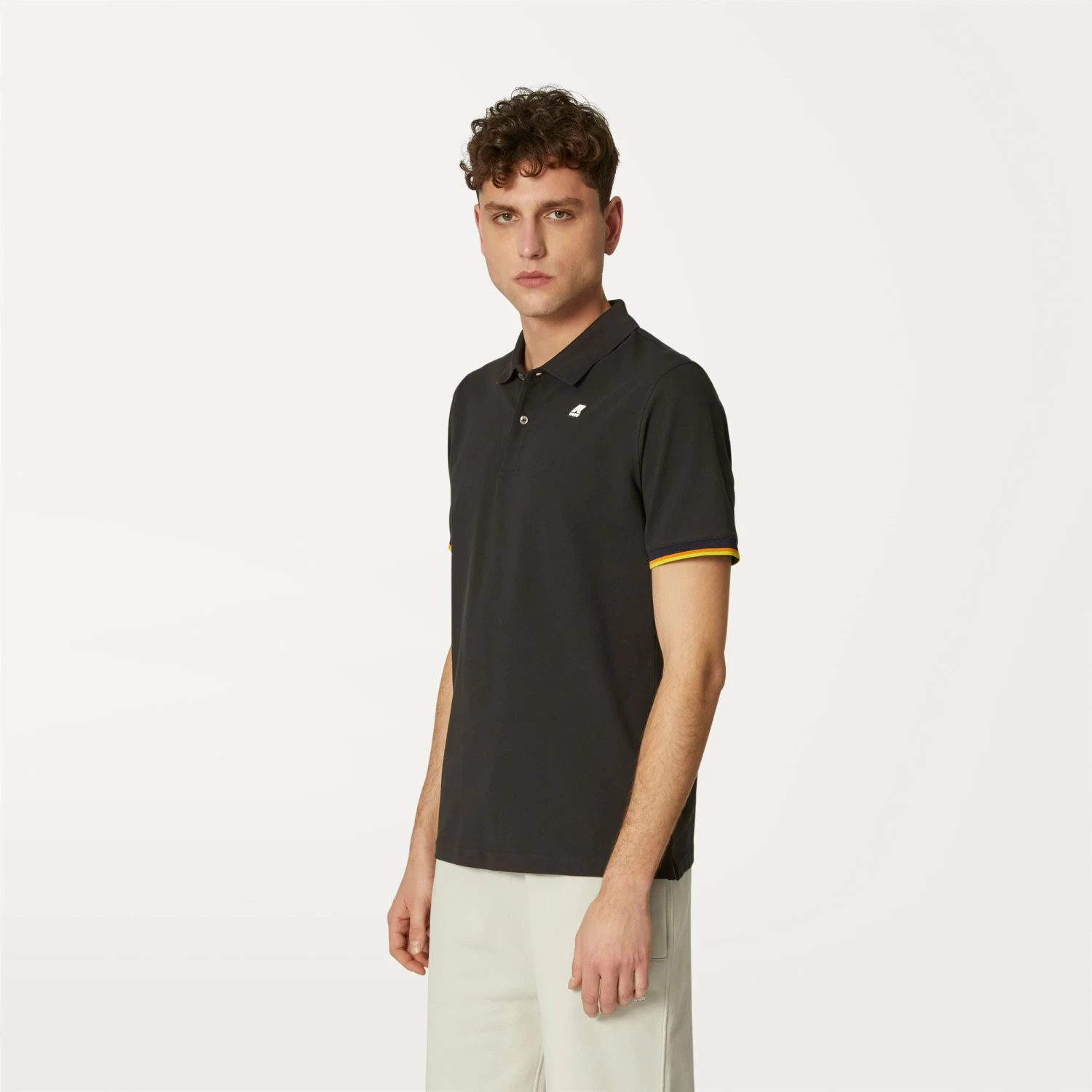 VINCENT - Polo Shirts - Polo - Man - BLACK PURE - immagine 4