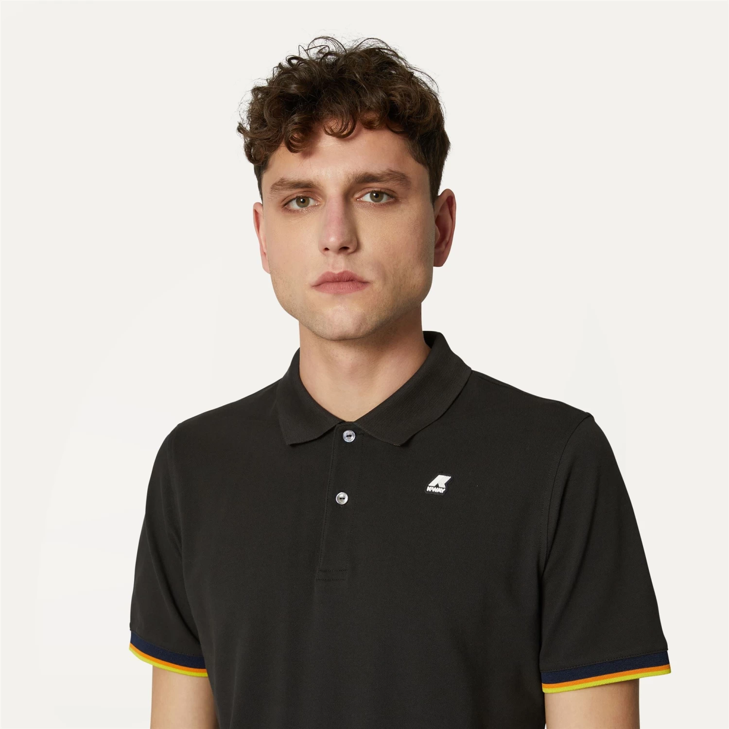 VINCENT - Polo Shirts - Polo - Man - BLACK PURE - immagine 2