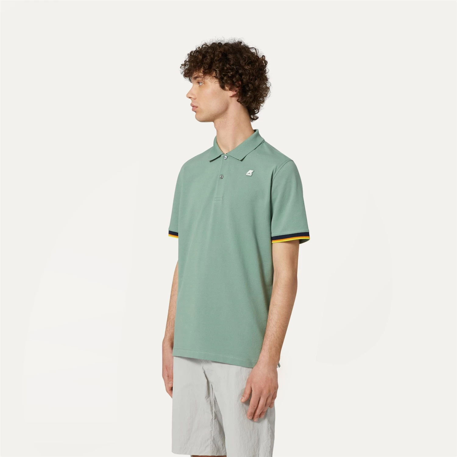 VINCENT - Polo Shirts - Polo - Man - GREEN MARINE - immagine 4