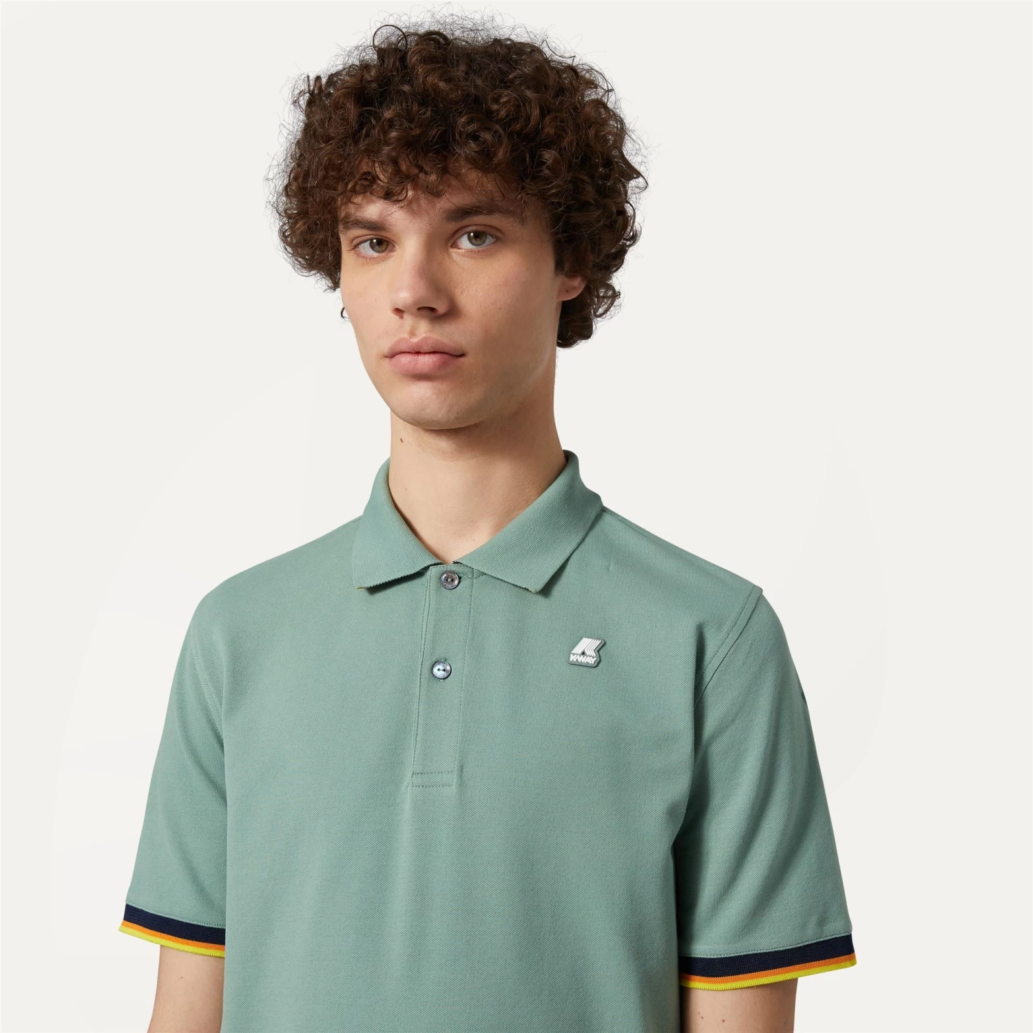 VINCENT - Polo Shirts - Polo - Man - GREEN MARINE - immagine 2