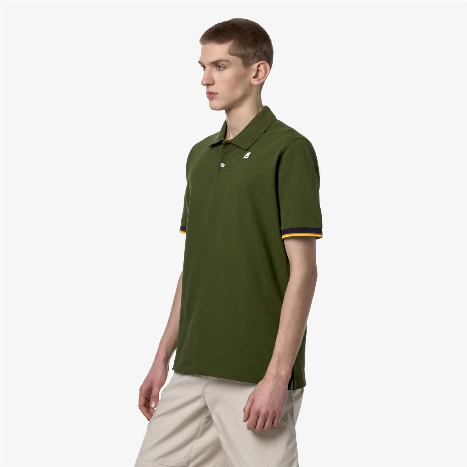 VINCENT - Polo Shirts - Polo - Man - GREEN PALM - immagine 4