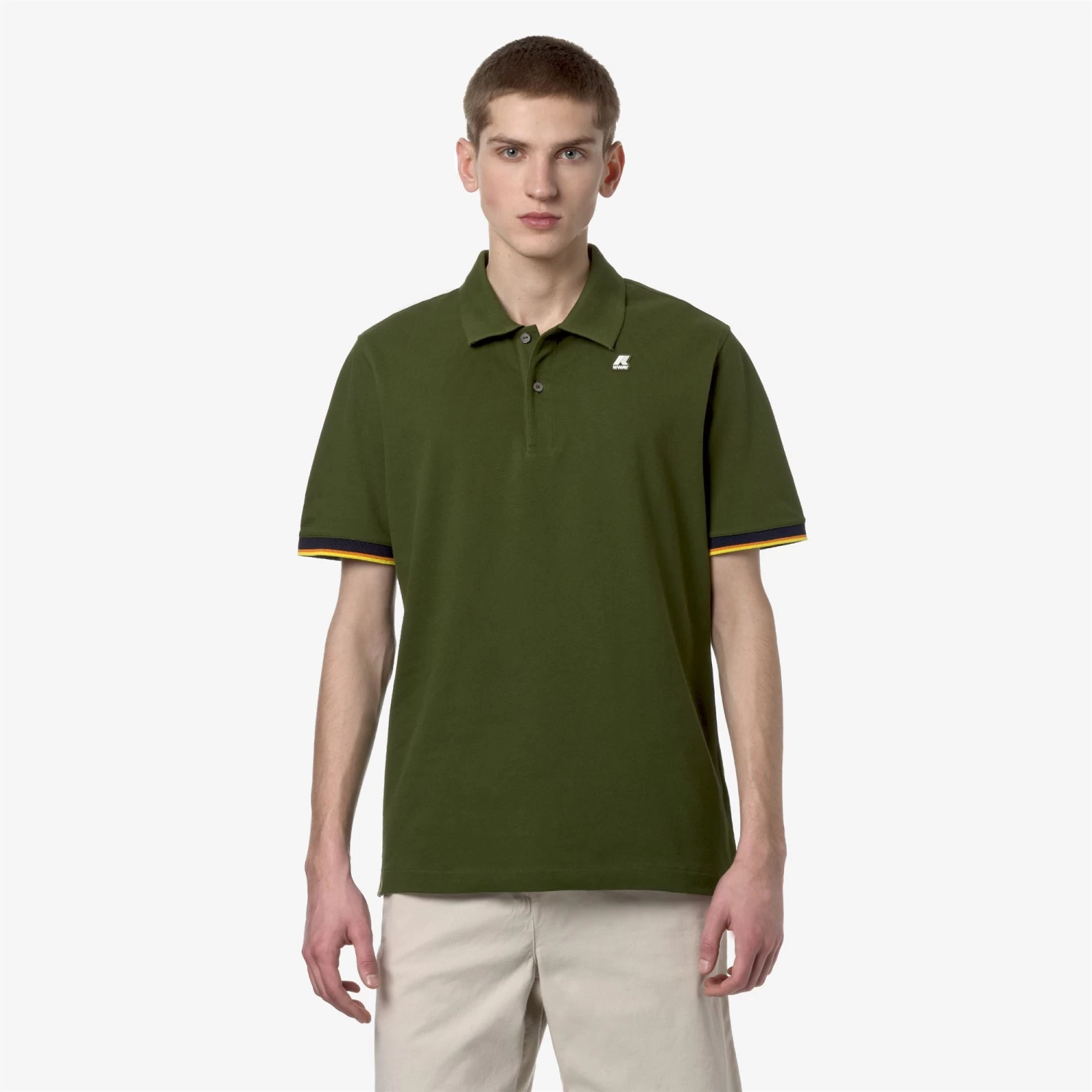 VINCENT - Polo Shirts - Polo - Man - GREEN PALM - immagine 3