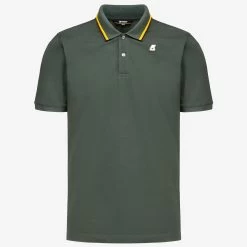 JUD - Polo Shirts - Polo - Man - GREEN BLACKISH