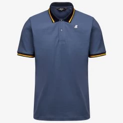 VINCE - Polo Shirts - Polo - Man - BLUE INDIGO
