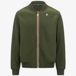 ABEL LIGHT SPACER - Fleece - Jacket - Man - GREEN CYPRESS