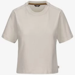 AMILLY - T-ShirtsTop - T-Shirt - Woman - BEIGE LT
