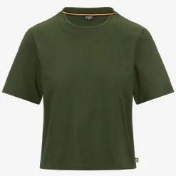 AMILLY - T-ShirtsTop - T-Shirt - Woman - GREEN CYPRESS