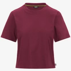 AMILLY - T-ShirtsTop - T-Shirt - Woman - RED DK