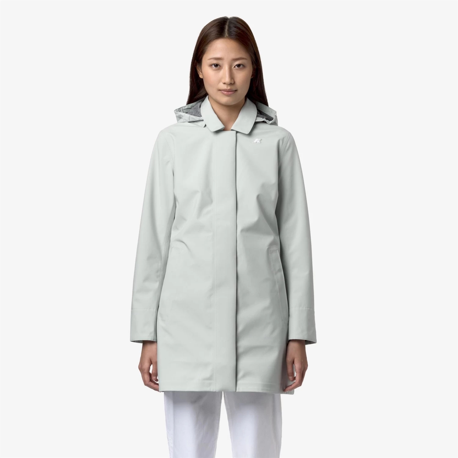 MATHY BONDED JERSEY - Jackets - Mid - Woman - GREY SAGE - immagine 3