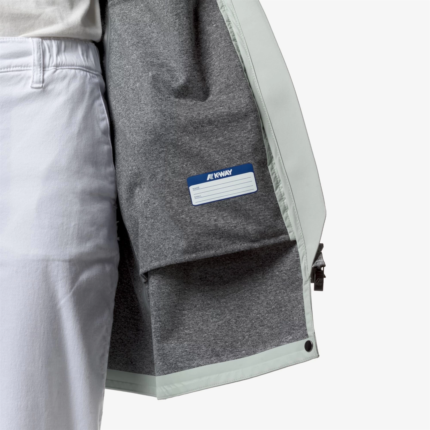 MATHY BONDED JERSEY - Jackets - Mid - Woman - GREY SAGE - immagine 2